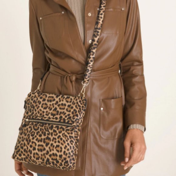 sold! NWT chico's | animal print crossbody - Picture 2 of 10